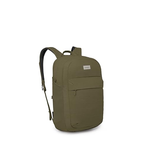 Image of Osprey Arcane XL Day Commuter Backpack - Everyday Bag with Laptop Sleeve and Bottle Pocket, Green Heather