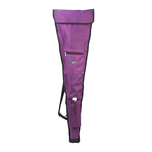 WANGCEPLSD Fencing Bag for Equipment, Portable Sword Bag Backpack with Shoulder Strap, for Epee and Foil Equipment(Purple,Small)