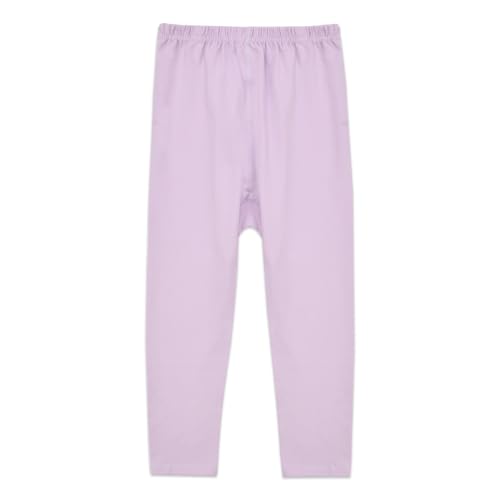Aablexema Toddler & Kids Pajamas Set Cotton Seamless Snug fit Long Sleeve Loungewear 2pcs Sleepwear Set(Purple, 120/3-4T)