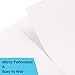 EOOUT 6 Pack White Hardcover Blank Book 6x8 Inch, 40 Pages Hardcover Blank Book for Kid to Write Stories Draw Sketch, Unlined Thick Perforated Pages