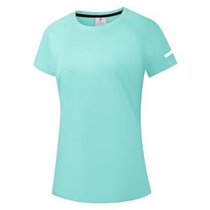 Women’s Rash Guard UPF 50+ Sonnenschutz Kurz/Langarm T-Shirts Leichte, schnell trocknende SPF UV Schwimm Shirts