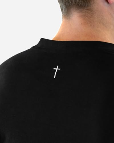 SAVD Christian Performance T-Shirt - Men's Slim Fit Gym Shirt, Faith-Based Activewear with Cross, Premium Cotton Stretch Tee2
