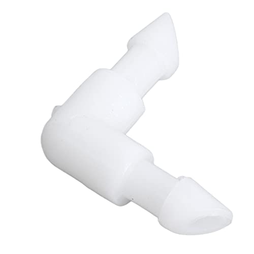 Elbow Hose Fitting, 90 Degree L Shaped Barb PE Equal Diameter Tube Connector Tip Water Pipe Joint Adapter(4.2mm)