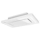 Gurari GCH 790 WH Diamond: cappa aspirante a flusso d'aria, 90 cm, 850 m³/h, design bianco