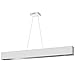 Dainolite AUB-S5130HP-MW-691, 30W White/Silver Pendant