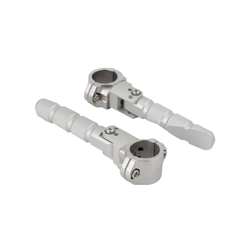 Repose-pieds universels moto rotatifs 360 en aluminium premium