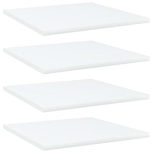 vidaXL 4X Bücherregal Brett Wandboard Wandregal Regal Regalboden Wand Board Ablage Hängeregal Schweberegal Weiß 40x40x1,5cm Holzwerkstoff vidaXL 4X Bücherregal Brett Wandboard Wandregal Regal Regalboden Wand Board Ablage Hängeregal Schweberegal Weiß 40x40x1,5cm Holzwerkstoff