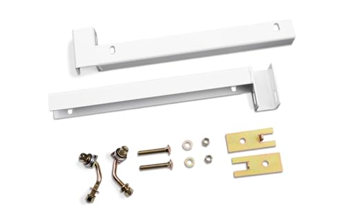 RealTruck - Kit de hardware RAM para caja de herramientas de 21 pulgadas, perfil plano, color blanco, N | 30119LPW | apto para 2002-2024 BACKRACK 1500/2500/3500; 2019-2024 Chevrolet/GMC