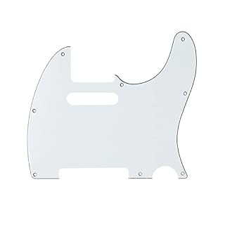 Musiclily Pro 8 Trous Pickguard Tele Plaque de Protection pour Fender Japan Made Telecaster Guitare,3plis Parchemin - Les Beatles, Paul McCartney, John Lennon, RIngo Starr, George Harrison