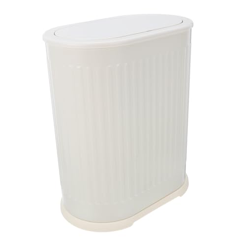 Poubelle design moderne OUNONA en plastique étanche pour un intérieur épuré