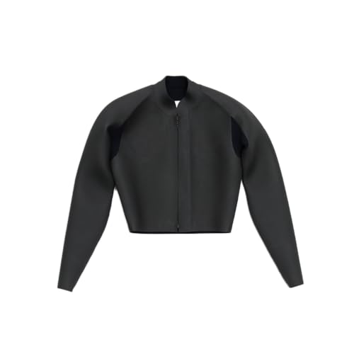 ob^iVALETTA) EFbgX[c LILi/Rubber Short Zip Jacket V[gWbvWPbg ubN T[tB SUP {fB{[h _CrO (L)