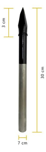 Ponteiro 12'', Talhadeira Redonda 12 E Marreta 1,5kg Kit