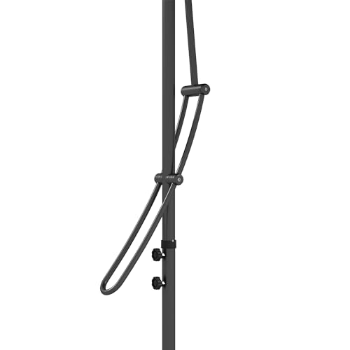Outsunny 3(M) Cantilever Parasol With Solar Led And Easy Lever, Garden Parasol Umbrella With Cross Base And Waterproof Cover, Outdoor Sun Shades, Dark Grey - 8