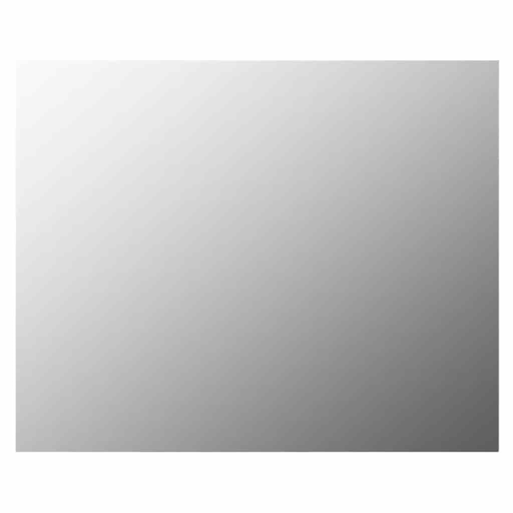 Specchio da parete con illuminazione a LED, 100 x 60 cm, senza cornice, con luci dimmerabili, specchio cosmetico USB per camera da letto e bagno, argento