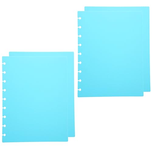 Couverture de planificateur à disque M bleu ciel pour Levenger Circa