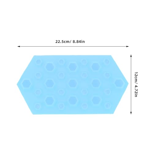 Molde de silicona para cubos de hielo forma diamante miniatura 2