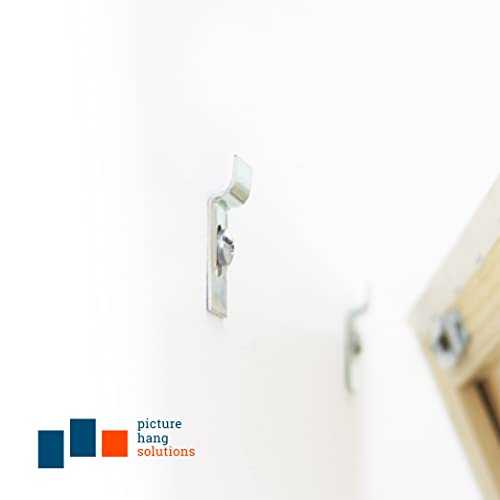 Picture Hanging Security Wall Support Brackets - 100 Pack - Security Bracket - Security Hanger Support Bracket - T Bracket Hardware #TOP7