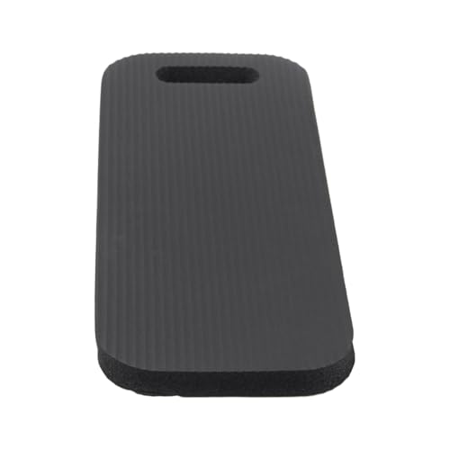 ヨガ膝パッド、余分な膝のサポートマット、ジョイント保護パッド、人間工学に基づいたデザイン、余分な厚いクッション、黒、46cm/18.11インチ、男性用、女性