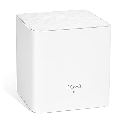 Tenda Nova Mesh WiFi System MW3 - Covers up to 1500 sq.ft - AC1200 Dual-Band Mesh Network - Whole Home WiFi Mesh System - Single Add-on Unit Simply Connects to an existing Nova Mesh Router - 1-Pack