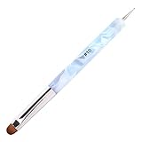 French Manicure Brush - Two Way Nail Art Brush...