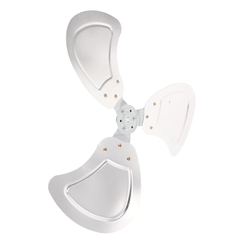 IWOWHERO Aspas de Ventilador de Aluminio de 20 Pulgadas 500 MM Diámetro Interior de 12 MM Repuesto para Ventilador de Pedestal Industrial y Doméstico Aspas Metálicas Silenciosas de Pie