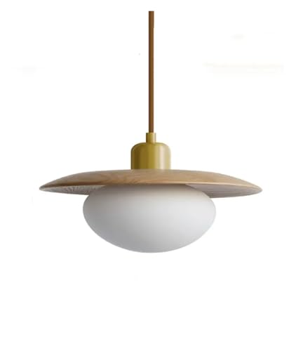 Lustre en bois crème wabi-sabi suspension haut de gamme design japonais A1
