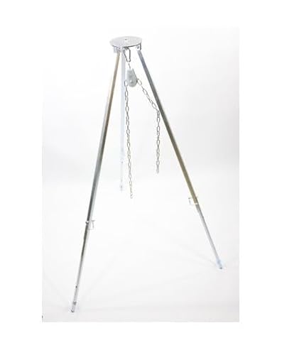 Dreibein massiv 1,70m Edelstahl für Schwenkgrill, Kettenhöhenverstellung aus EdelstahlAntirutschschutz