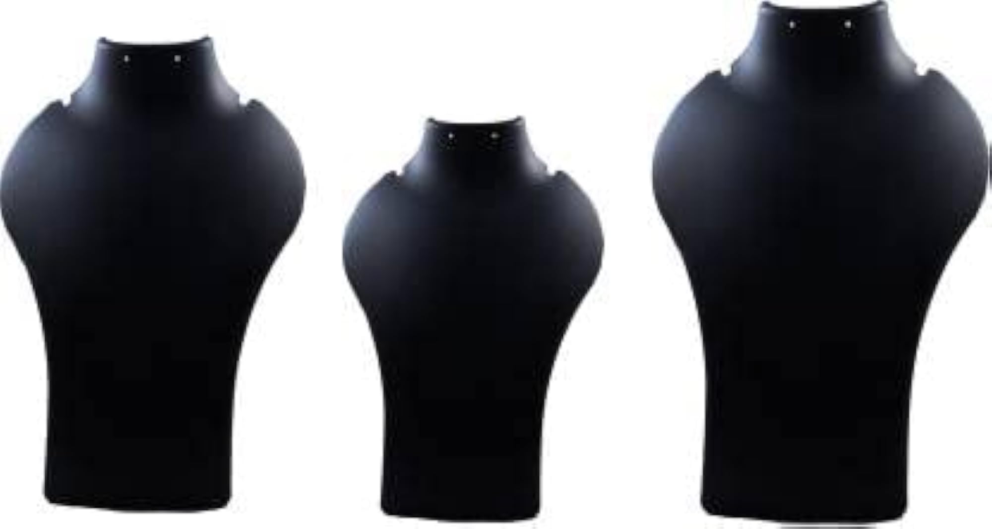 Black Plastic Jewellery Display Stand Combo Pack of 3