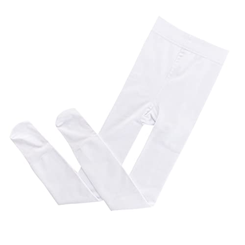 Little Girls Solid Tights Thick Fleece Lined Leggings Toddler Cable Knit Cotton Footed Seamless Dance Ballet Pantyhose