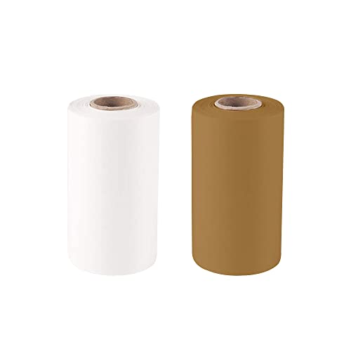 Nonstick Cake Tin Liner Cooking Sheets 10CM x 50M Silicone Coated Paper for Cake Tin for Cooking Meat, Vegetable - White - Image 2
