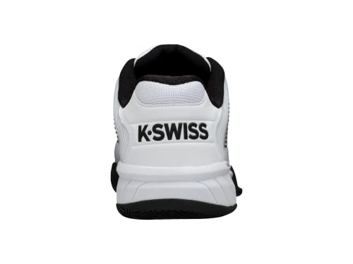 Image of K-Swiss Men's Hypercourt Express 2 Tennis Shoe, White /Highrise /Black, 10 M