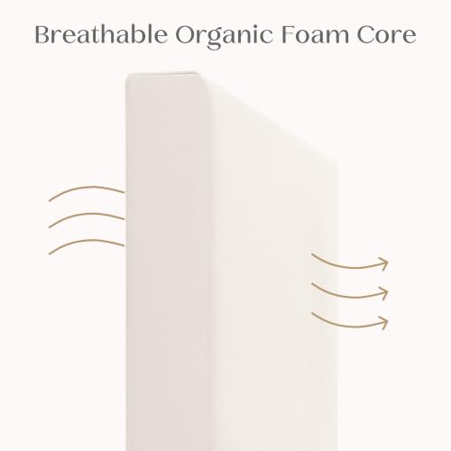 Delta Children CleanEarth Certified Organic Crib and Toddler Mattress – GOTS Certified, Non-Toxic Breathable Baby Mattress - Regulates Temperature, 10-Year Warranty - image 4