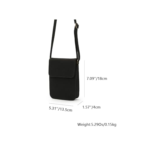 Crossbody Bag Lightweight Mobile Phone Bag & Coin Purse with Adjustable Shoulder Strap and Magnetic Closure Fastening2