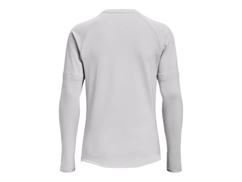 Under Armour Women's Softball Crew Pullover 22, 014 Gray, SM - image 5