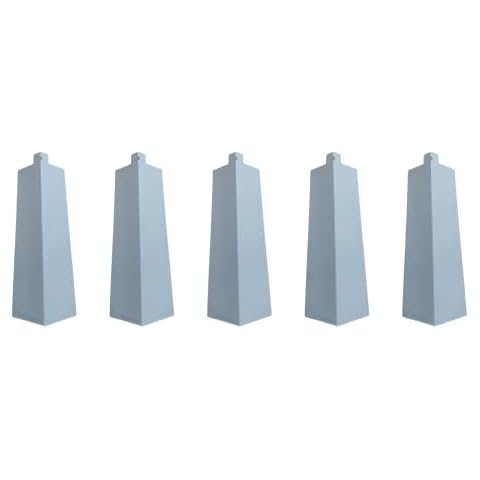 5 - New Aluminum Outside Siding Corner 8 Inches 5 Nails Included Cover