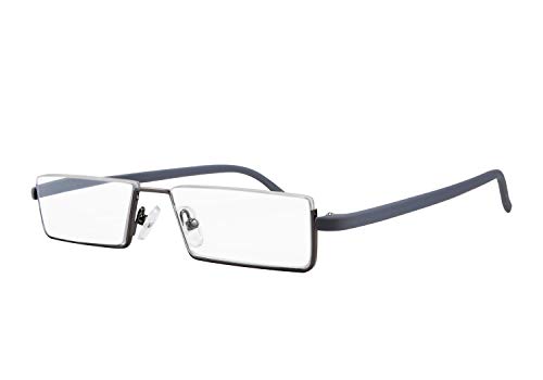 Half Frame Blue Light Blocking Reading Glasses Women Men Lightweight Tr90 Rim Readers With Case #TOP1