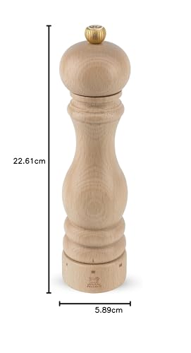 Foto von PEUGEOT Paris Manuelle Salzmühle, Mahlgradeinstellung u'Select, Höhe: 22 cm, Holz, Natur, 23324