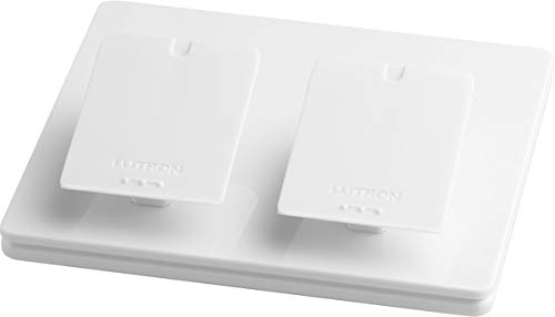 Lutron Caseta Smart Lighting Dual Pedestal for Pico Remotes, L-PED2-WH, White