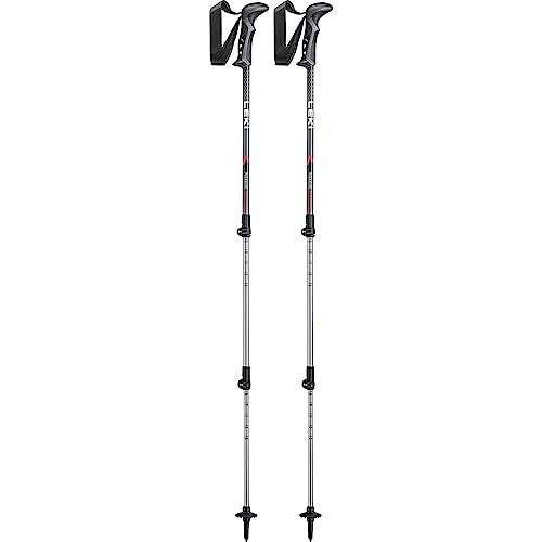 Materiale: Alluminio Leki Bastoncini da Trekking Rockslite, Black-White-Bright Red
