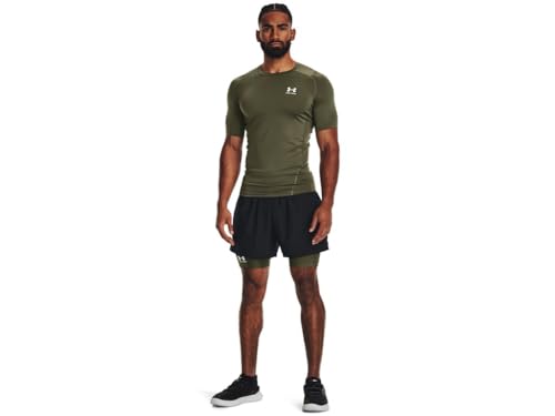Short de compression Under Armour Heatgear homme small vert