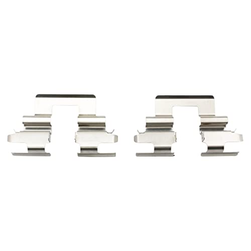 Image of TRQ Rear Brake Pad and Rotor Set Ceramic Solid Rotors Calipers