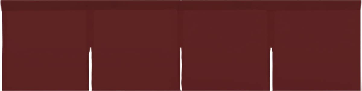 Amazon.co.jp: のれん 無地 シンプル ナチュラル 幅120cm 丈30cm 4つ