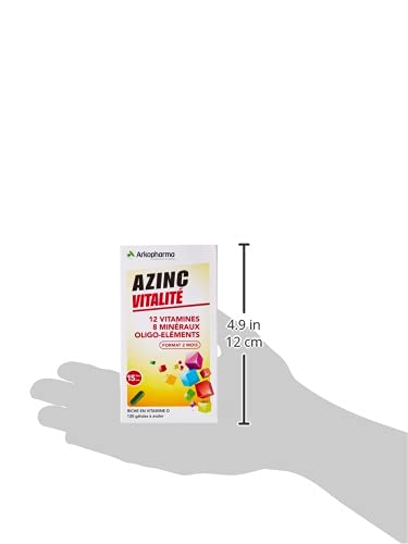 Azinc® Vitalité - Réduit la fatigue due au surmenage, soutient les performances intellectuelles, dès 15 ans - 120 gélules (L'emballage Peut Varier) – Image 8