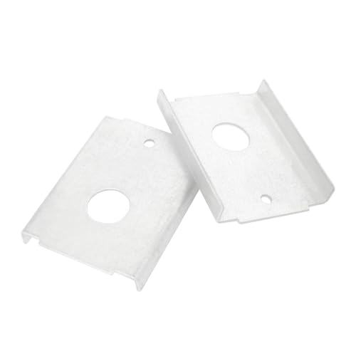 Kit de reparación para puertas bifold 4 piezas con tornillos para puertas de 1-3/8 pulgadas de grosor, apto para pivotes de 7/16 o 3/8 pulgadas miniatura 3