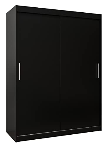 Armarios Dormitorio Puertas Correderas Negro Marca ABIKSMEBLE