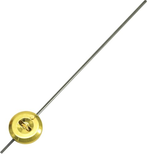 Pendule Horloge Française Réglable avec écrou de réglage Bob Laiton 32mm Tige Acier 230mm Compatible avec divers mécanismes d'horlogerie