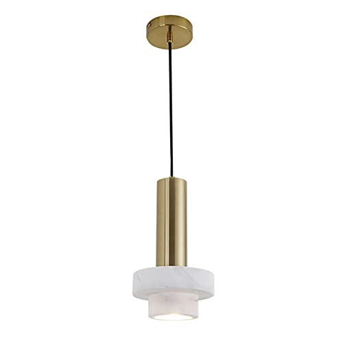 Lustre LED marbre suspension créative pour couloir et salle à manger