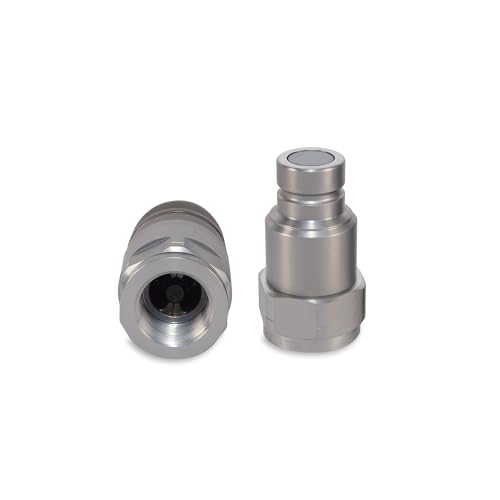Image of 3 /4″ Flat Face Hydraulic Quick Couplers Set - 1″ NPT Port