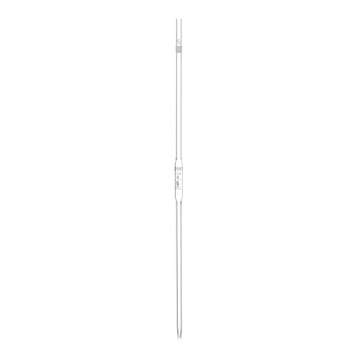 EISCO Volumetric Pipette, 5mL - Class A - Blue Markings - White C...