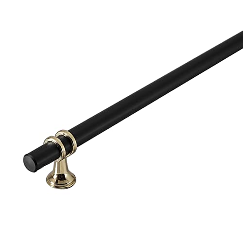 Svart skåphandtag köksskåpshandtag moderna lådhandtag aluminium möbelhandtag dörrhandtag köksdörrhandtag för skåp, garderob, vardagsrum, kontor (hålavstånd: 700 mm)